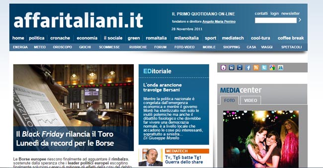 “Affaritaliani, 20 anni da pioniere della rete”: gli auguri del CorSera “Affaritaliani, 20 anni da pioniere della rete”: gli auguri del CorSera