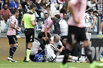 Juventus, Marchisio crak. Allegri: “Sospetta rottura del crociato”