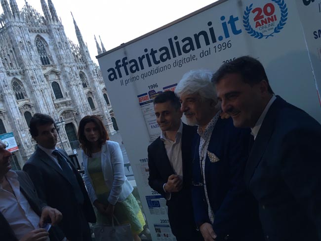 Da Pisapia alla Santanchè: sfilata di vip al party di Affaritaliani.it