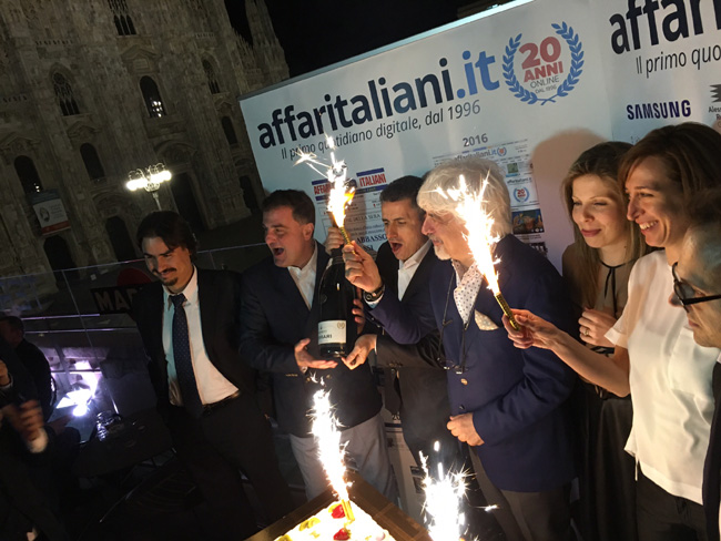 Da Pisapia alla Santanchè: sfilata di vip al party di Affaritaliani.it