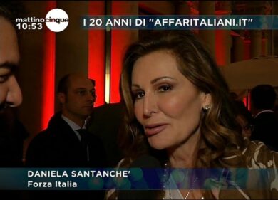 Mattino 5 – Mediaset racconta la festa di Affaritaliani
