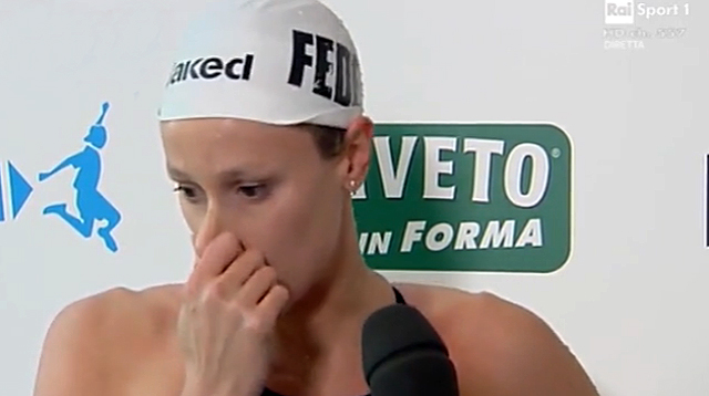 Federica Pellegrini lacrime in tv: “Per mia zia che ha un brutto male”