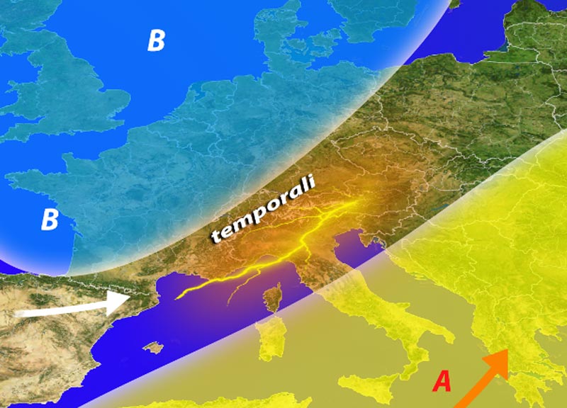 Maggio inizia con temporali al Nord. Sole al Centro-Sud Maggio inizia con temporali al Nord. Sole al Centro-Sud