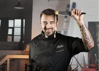 Chef Rubio “mastro mugnaio” impasta a Lisbona