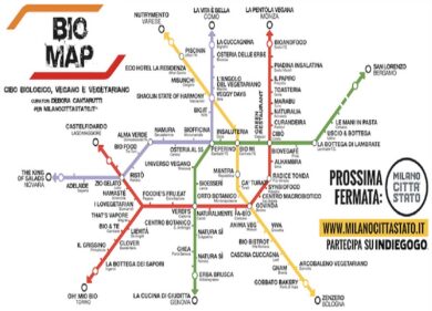 Bio Map: un locale biologico o vegano per ogni stazione della metro
