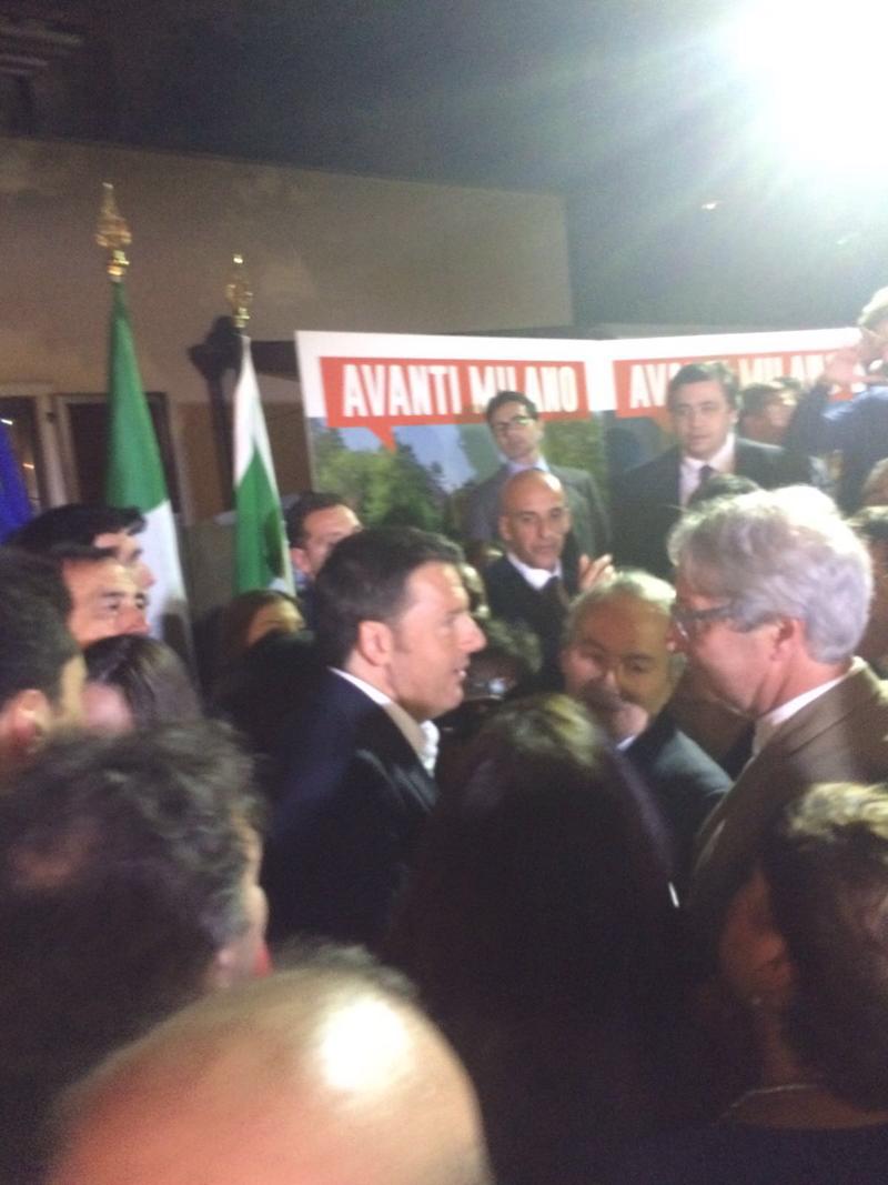 Milano, Renzi: “Sala vincerà al ballottaggio, ma vincerà”. Foto-Video Milano, Renzi: “Sala vincerà al ballottaggio, ma vincerà”. Foto-Video