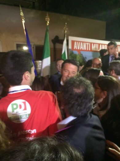 Milano, Renzi: “Sala vincerà al ballottaggio, ma vincerà”. Foto-Video
