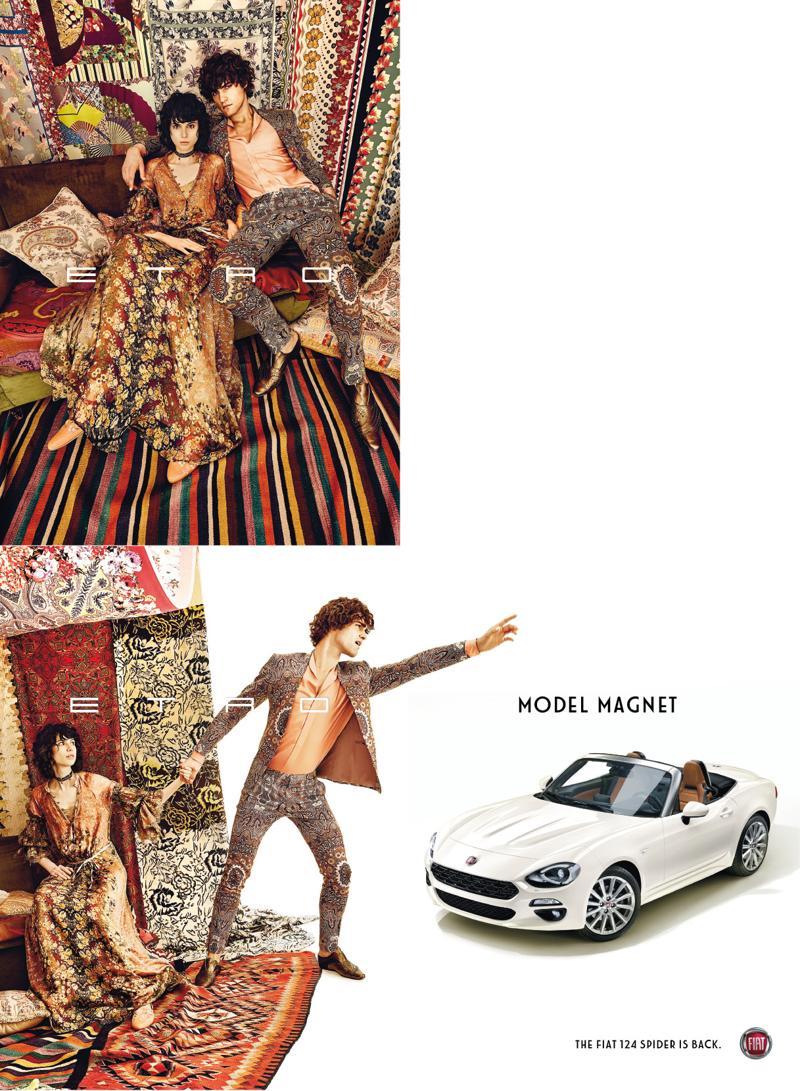 Vogue e Fiat: la campagna con Roberto Cavalli, Etro e La Perla Vogue e Fiat: la campagna con Roberto Cavalli, Etro e La Perla