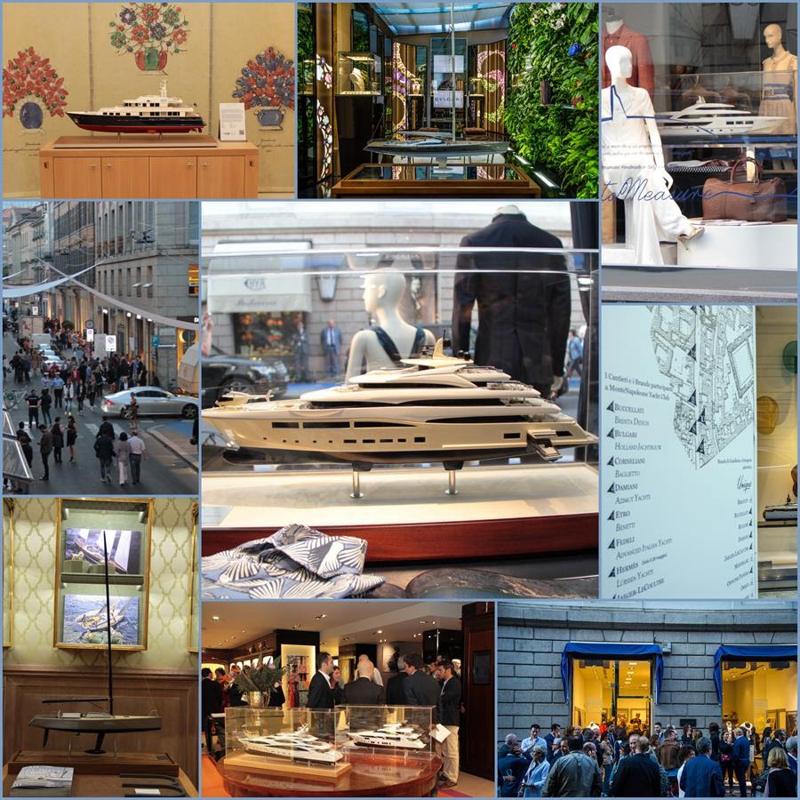 MonteNapoleone Yacht Club, i cantieri nel Quadrilatero della moda