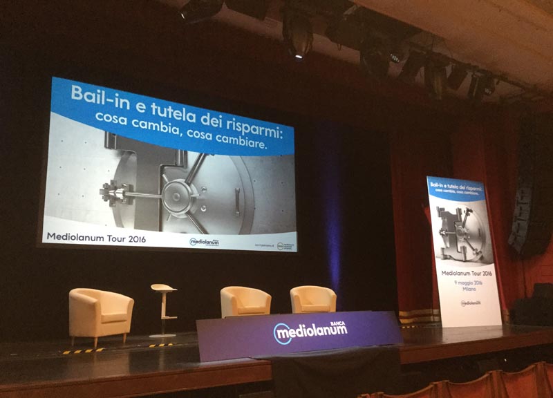 Mediolanum: un tour nei teatri per spiegare il risparmio