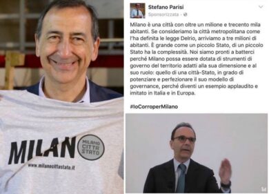 Milano Città Stato conquista Sala e Parisi