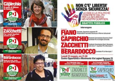 Milano, la sfida del Pd: “Non c’è libertà senza sicurezza”