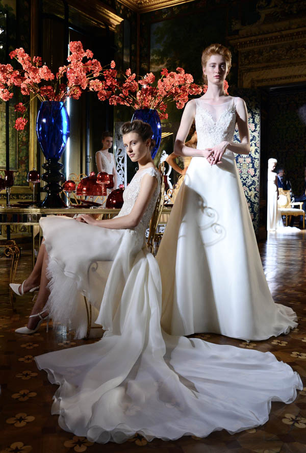 Carlo Pignatelli, presenta la sua collezione sposa a Palazzo Turati Carlo Pignatelli, presenta la sua collezione sposa a Palazzo Turati