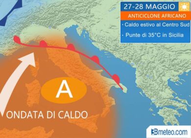 Previsioni meteo/ Caldo africano, poi allarme temporali
