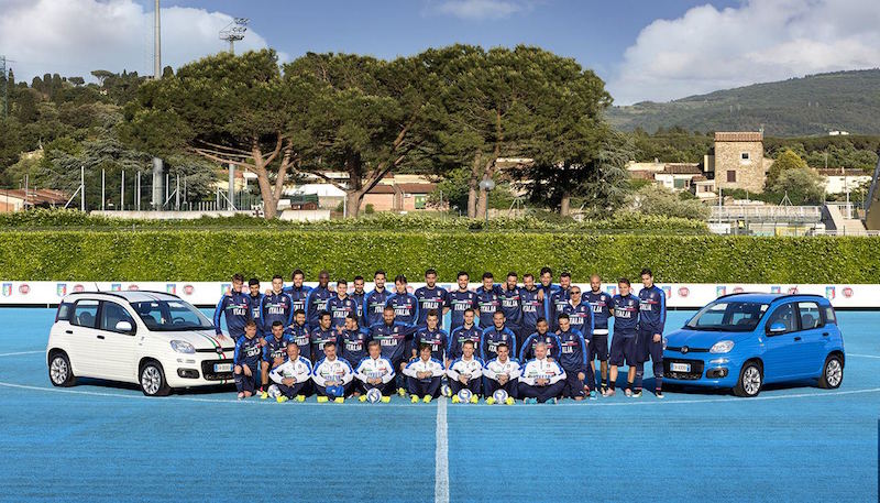 Fiat Pandazzurri: orgogliosa di portare i colori della Nazionale Fiat Pandazzurri: orgogliosa di portare i colori della Nazionale
