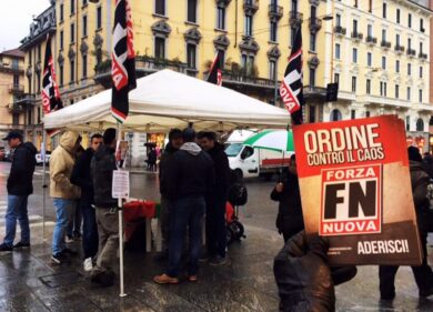 Forza Nuova: danneggiata nella notte la sede milanese