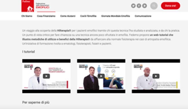 Emofilia: online un tutorial sui benefici e sull’utilizzo dell’Hiltera