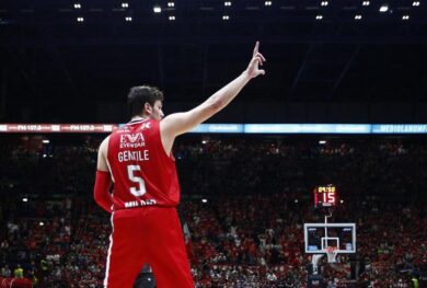 L’Olimpia Milano stende Reggio Emilia: 87-80 e va sull’1-0