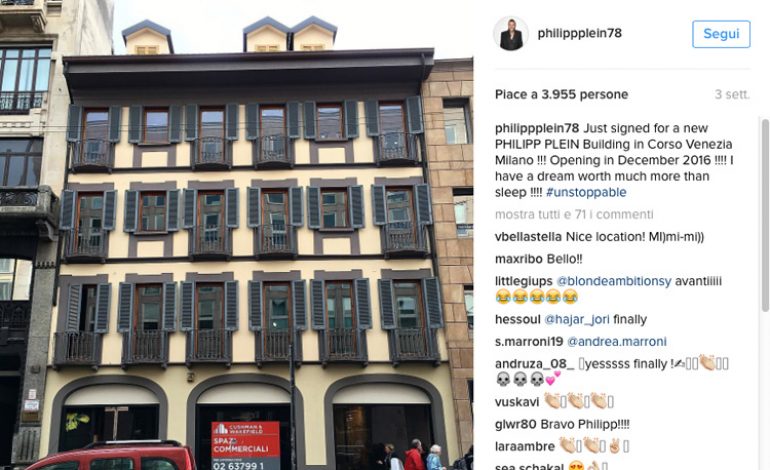Philipp Plein continua la sua espansione su Milano Philipp Plein continua la sua espansione su Milano