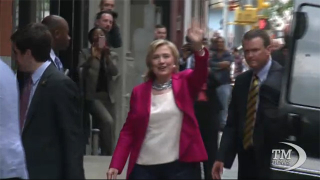Casa Bianca, Hillary prima donna candidata. “Io, una pietra miliare” Casa Bianca, Hillary prima donna candidata. “Io, una pietra miliare”