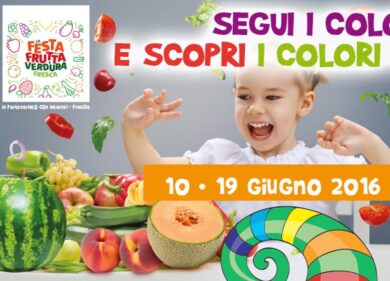 Frutta e verdura in festa per una sana alimentazione