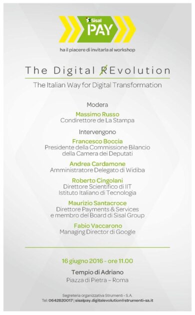 Con Sisalpay workshop a Roma sulla trasformazione digitale
