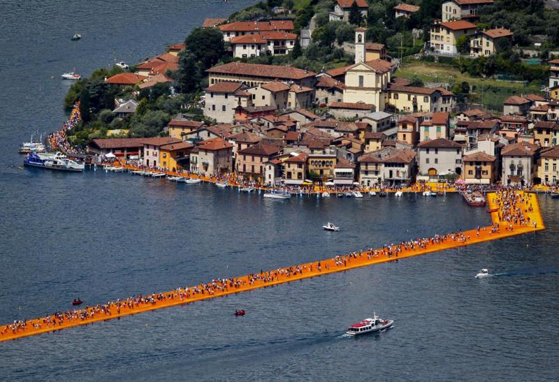 Passerella Christo, denuncia Codacons: troppe spese per comunità Passerella Christo, denuncia Codacons: troppe spese per comunità