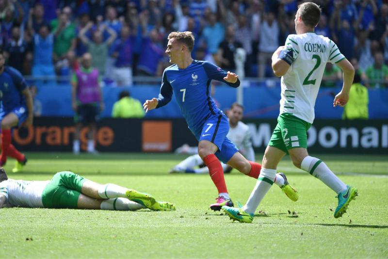 Euro 2016, Griezmann salva la Francia, Irlanda fuori