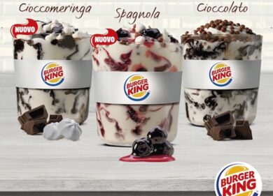 Burger King apre “La Gelateria” con ciocco meringa e fusion spagnola
