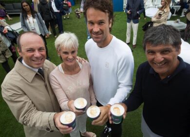 Lavazza a Wimbledon stampa selfie sulla schiuma del cappuccino