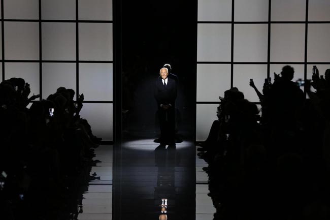 Armani, sfila a Parigi la collezione haute couture di Armani Privè Armani, sfila a Parigi la collezione haute couture di Armani Privè