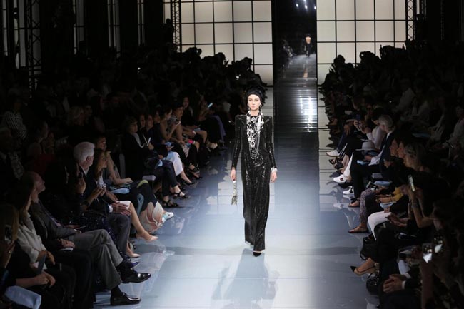 Armani, sfila a Parigi la collezione haute couture di Armani Privè Armani, sfila a Parigi la collezione haute couture di Armani Privè