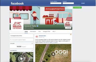 Generali Italia, strategia digital da 100 mila fan su Facebook
