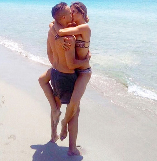 Eleonora Pedron e Daniele Conte, passione in Salento per l’ex di Biaggi