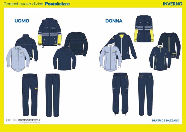 Portalettere: divise total new look.Ideate da una giovane stilista toscana Portalettere: divise total new look.Ideate da una giovane stilista toscana