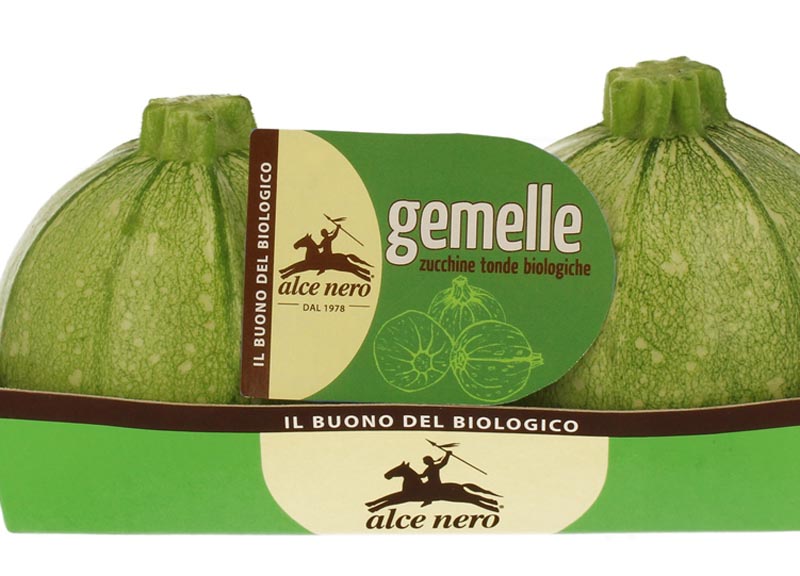 Zucchine gemelle e pomodori rustici: novità Alce Nero Zucchine gemelle e pomodori rustici: novità Alce Nero