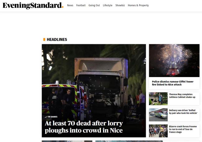Strage a Nizza, la notizia nel mondo: ecco le prime pagine dei giornali