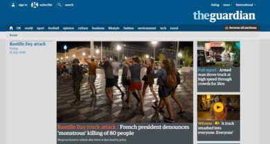 Strage a Nizza, la notizia nel mondo: ecco le prime pagine dei giornali