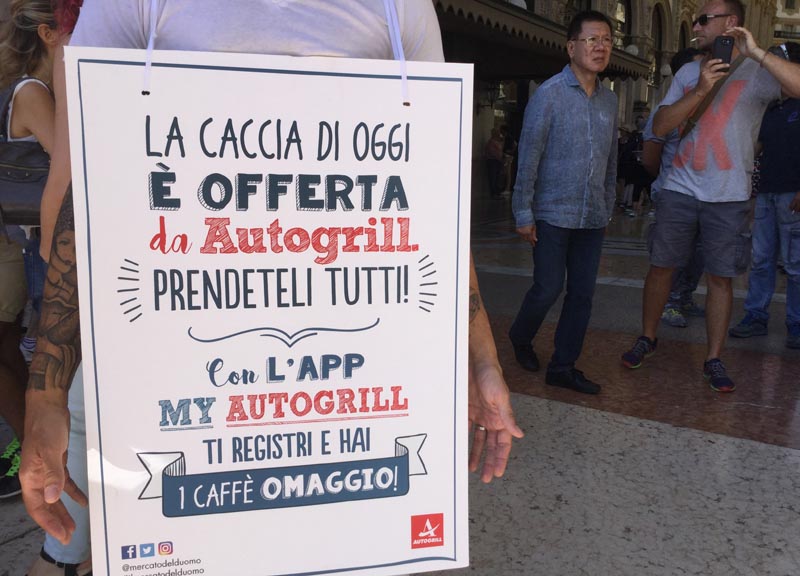 Autogrill avvia la caccia ai Pokemon: centinaia di hunters all’opera Autogrill avvia la caccia ai Pokemon: centinaia di hunters all’opera