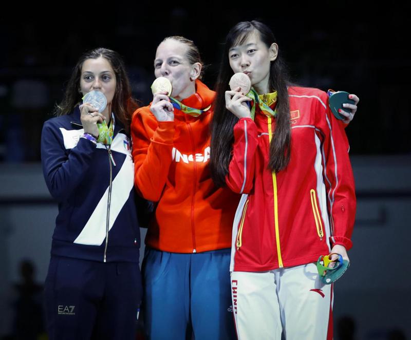 Rio 2016, Fiamingo argento nella spada. Nibali: addio medaglia, clavicola ko Rio 2016, Fiamingo argento nella spada. Nibali: addio medaglia, clavicola ko