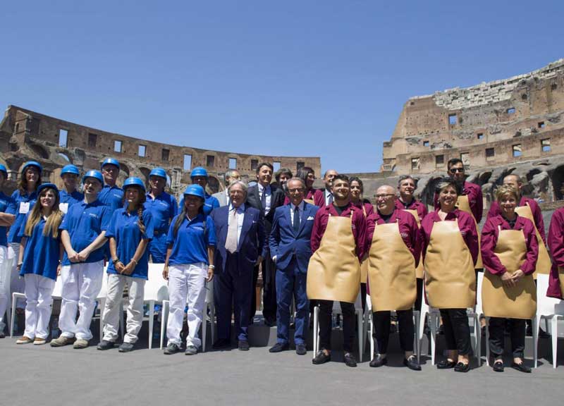 Restauro del Colosseo, la Corte dei conti indaga sul cantiere Della Valle Restauro del Colosseo, la Corte dei conti indaga sul cantiere Della Valle