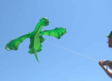 Ostia, vola un drago lungo 15 metri. Guidato da Brumotti e Zimmermann