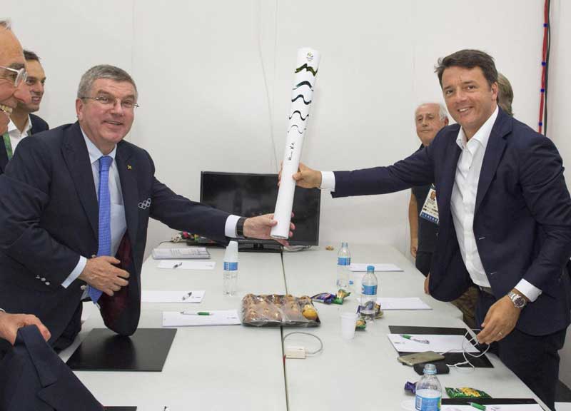 Rio: assist di Thomas Bach, Cio, alla candidatura di Roma 2024 Rio: assist di Thomas Bach, Cio, alla candidatura di Roma 2024