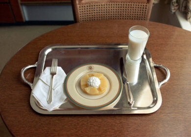 L’ultima cena di Richard Nixon prima delle dimissioni. Foto