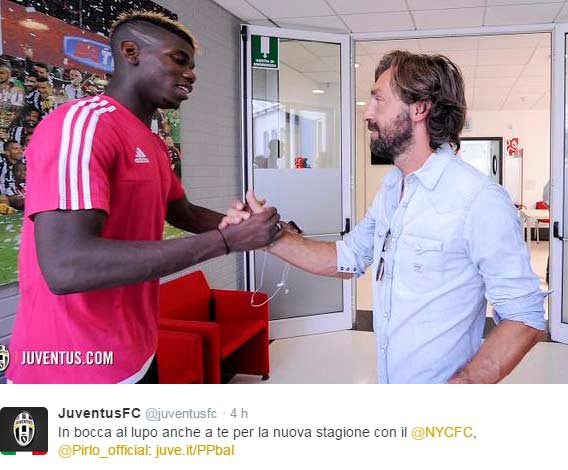 Juventus, Pirlo smentisce tutto: “Pogba? Mai rilasciata intervista su di lui” Juventus, Pirlo smentisce tutto: “Pogba? Mai rilasciata intervista su di lui”