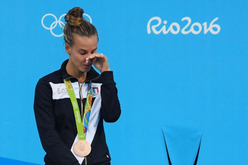 Rio 2016, Tania Cagnotto bronzo: “Ho saltato col cuore nella mia ultima gara” Rio 2016, Tania Cagnotto bronzo: “Ho saltato col cuore nella mia ultima gara”