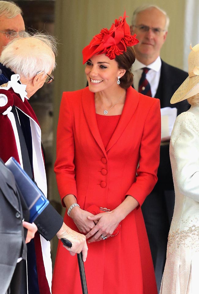 Kate Middleton, la prima volta dei principini