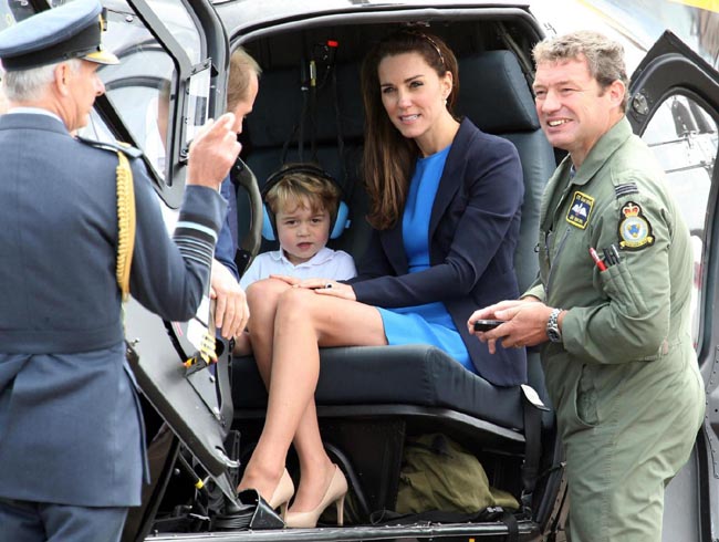 Kate Middleton, la prima volta dei principini