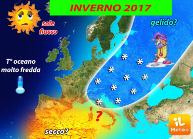 L’inverno sarà gelido e nevoso a causa di tre fattori. Previsioni e mappa