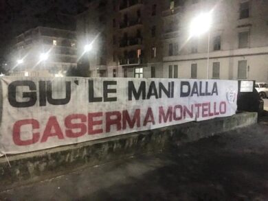 Milano: CasaPound contro il centro di accoglienza alla caserma Montello